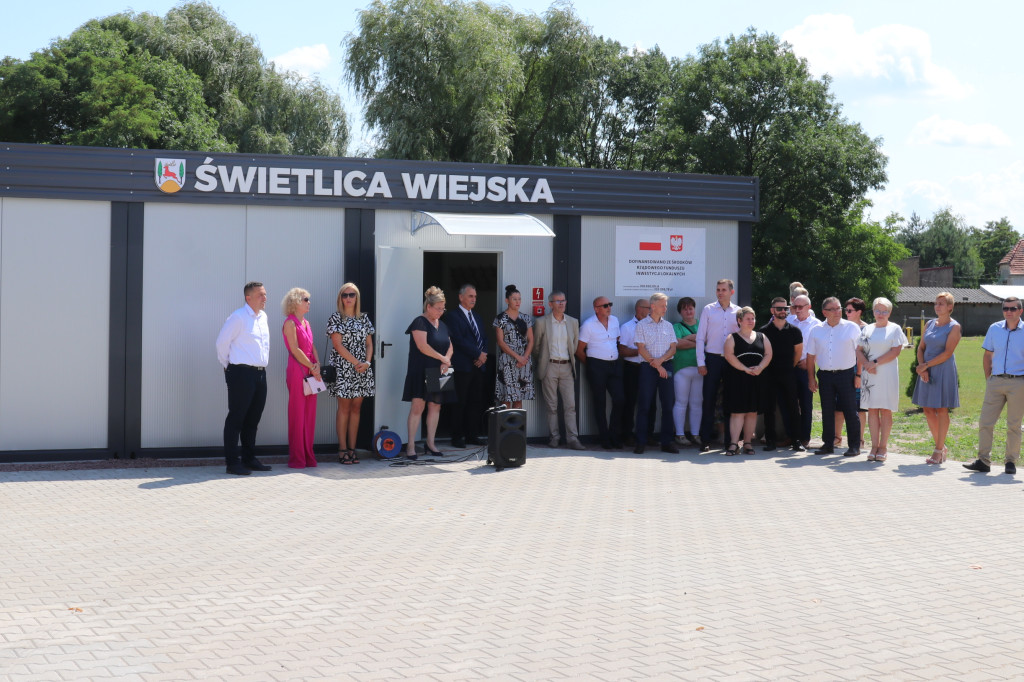 Otwarcie świetlicy wiejskiej w Drzęczewie Drugim