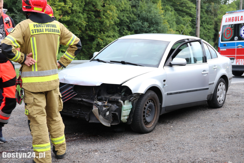 Zderzenie trzech samochodów w Godurowie