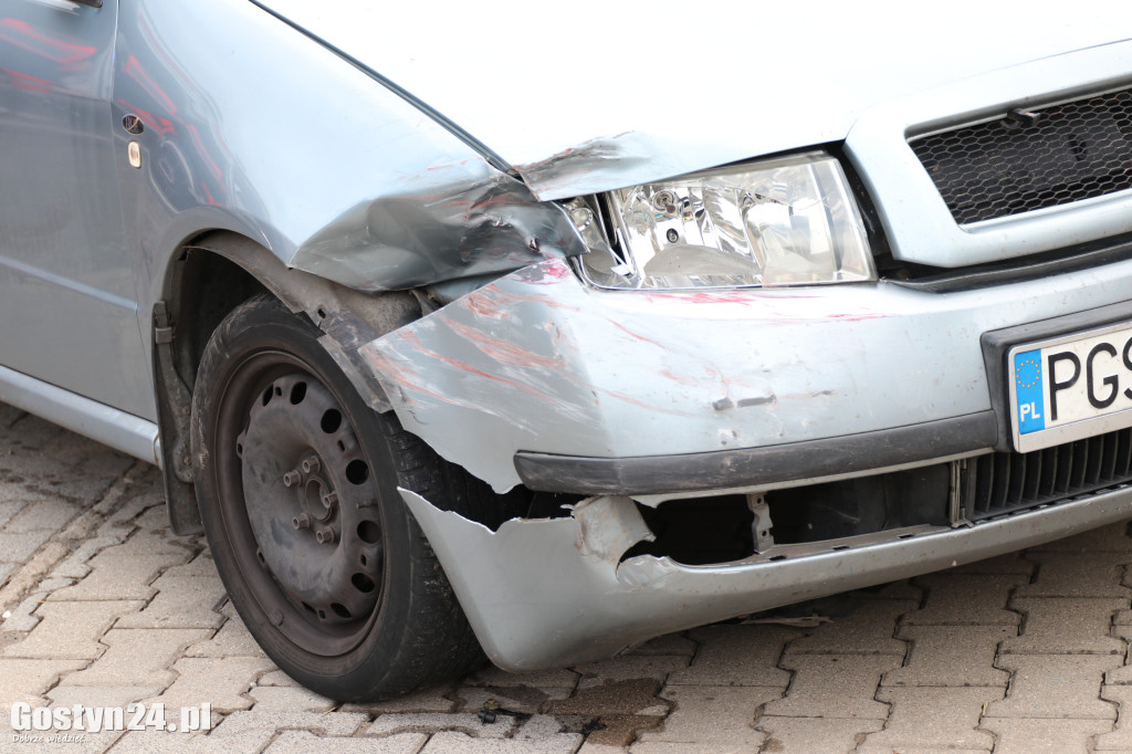 Zderzenie trzech samochodów w Godurowie