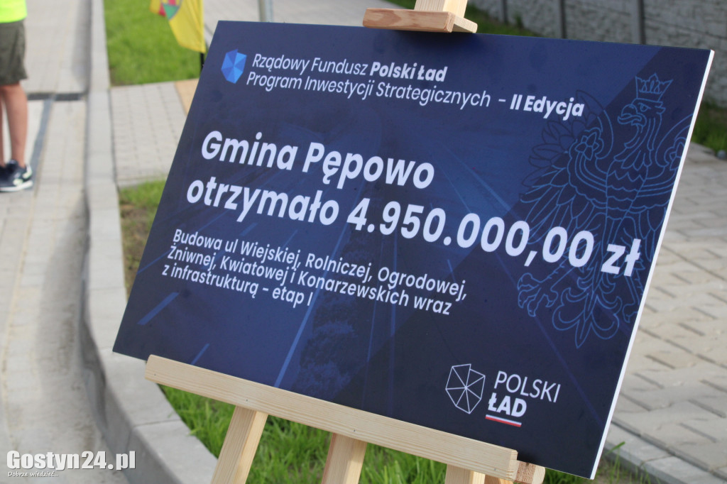Oddanie inwestycji w Pępowie