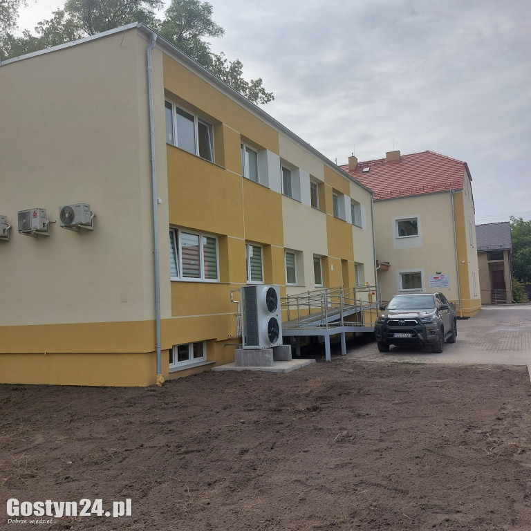 Zmodernizowane budynki w gminie Krobia