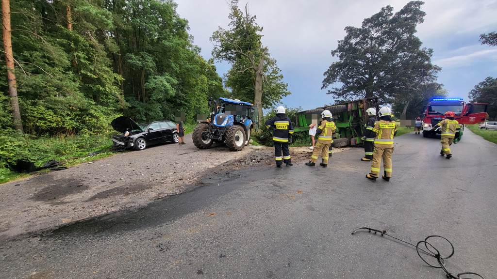 \Wypadek na trasie Pogorzela - Borzęciczki