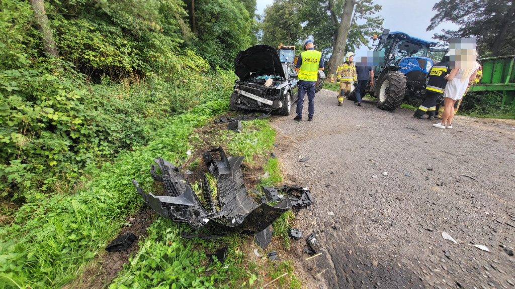 \Wypadek na trasie Pogorzela - Borzęciczki