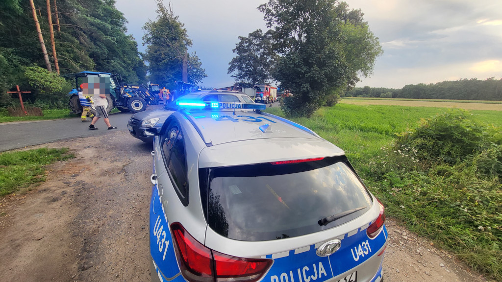 \Wypadek na trasie Pogorzela - Borzęciczki