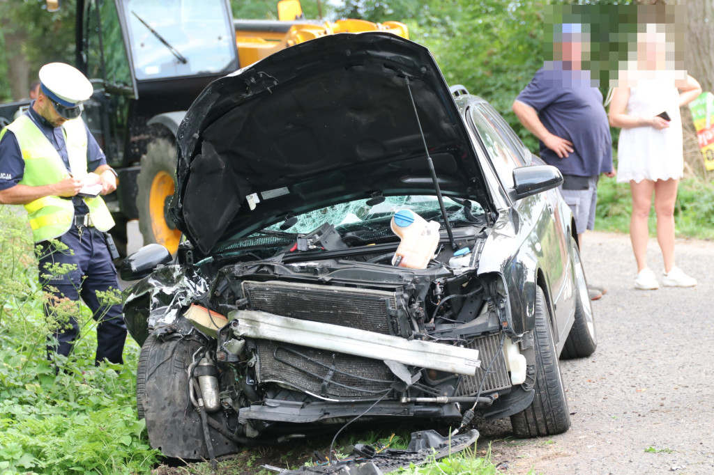 \Wypadek na trasie Pogorzela - Borzęciczki