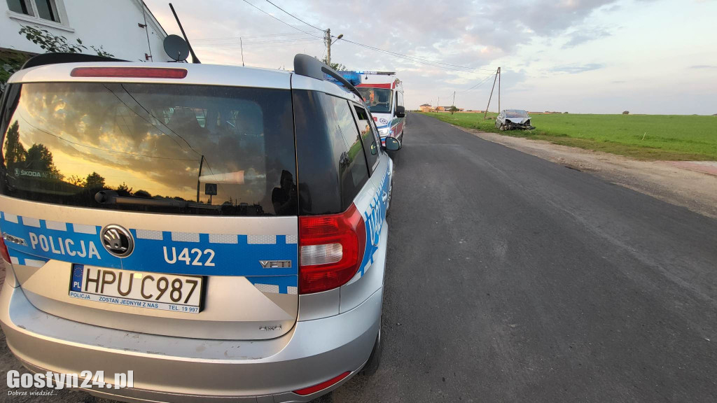 Kompletnie pijany kierowca uderzył w figurę