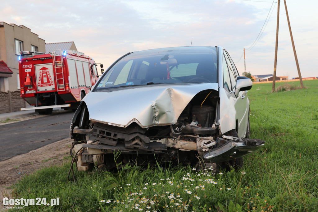 Kompletnie pijany kierowca uderzył w figurę