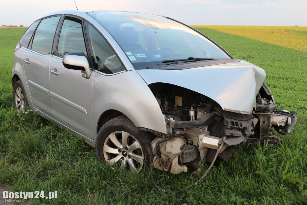 Kompletnie pijany kierowca uderzył w figurę
