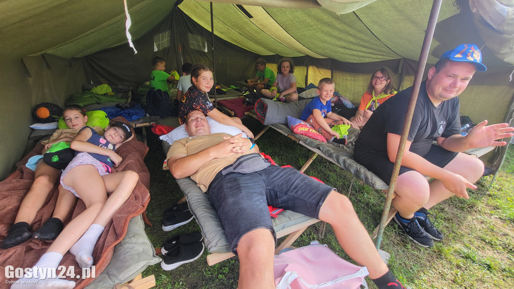 Noc w Szwajcarii Godurowskiej, czyli biwak młodych strażaków