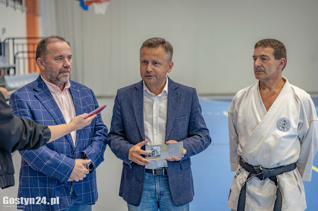 Pierwszy trening w nowej hali przy ZSZ Gostyń