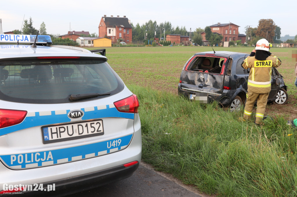 Poranny wypadek na trasie Wilkonice-Krzekotowice