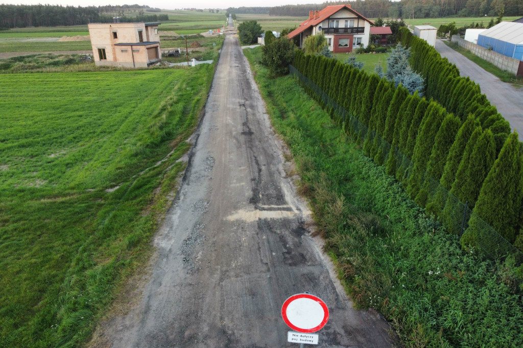 Prace na trasie obwodnicy K12