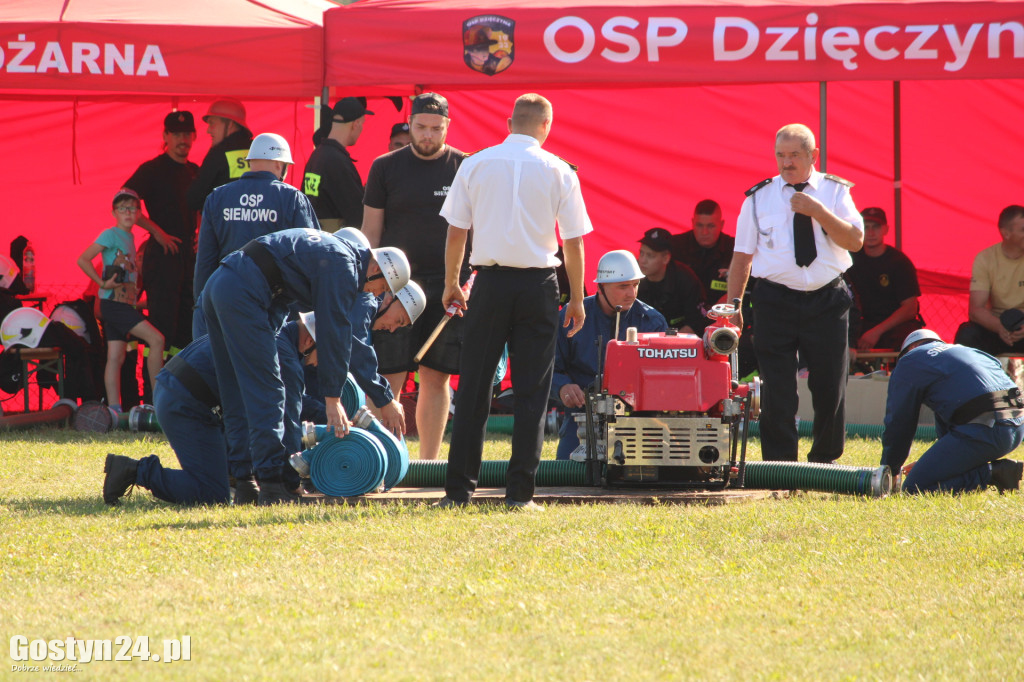 Zawody strażackie o puchar prezesa OSP Dzięczyna