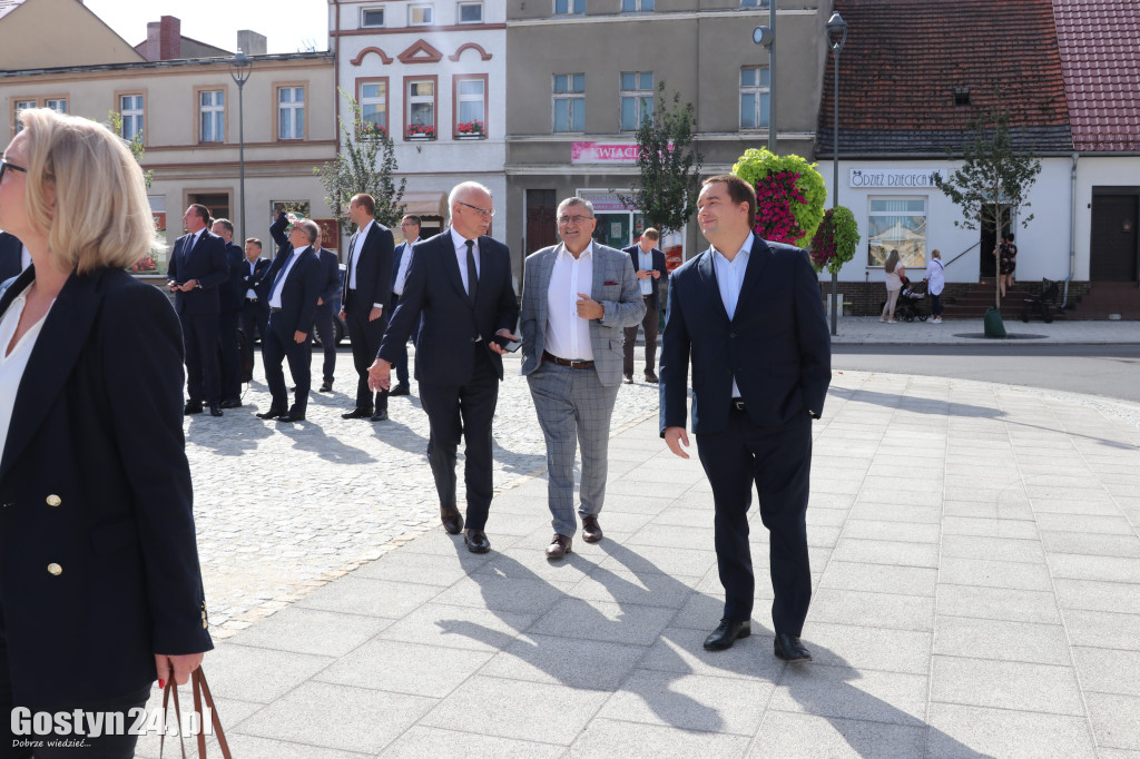 Wizytacja marszałka Marka Woźniaka w Krobi