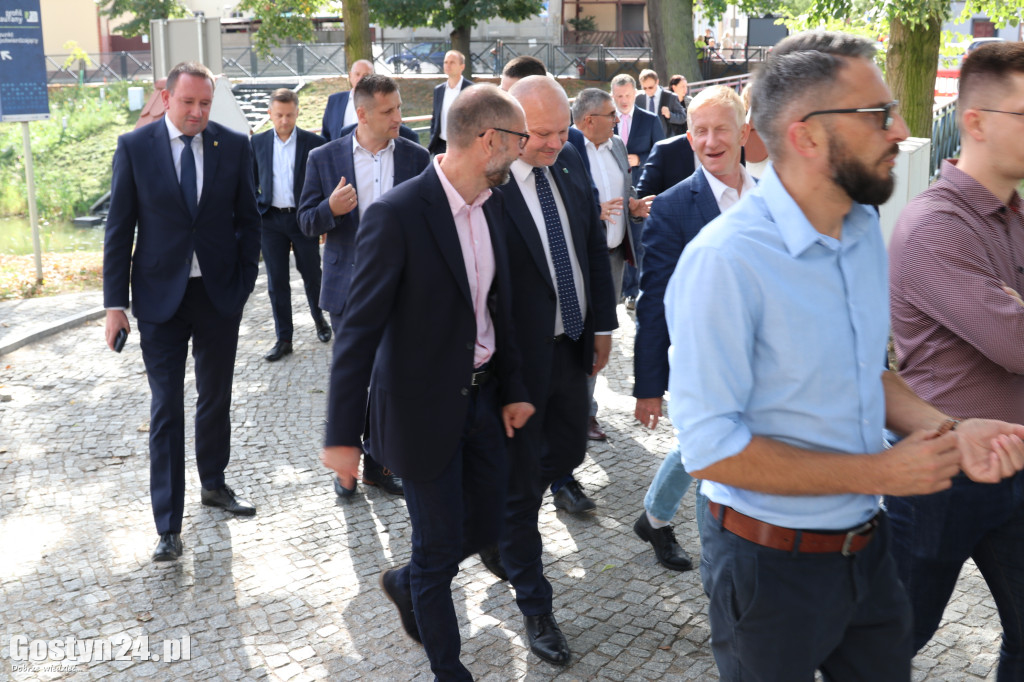 Wizytacja marszałka Marka Woźniaka w Krobi