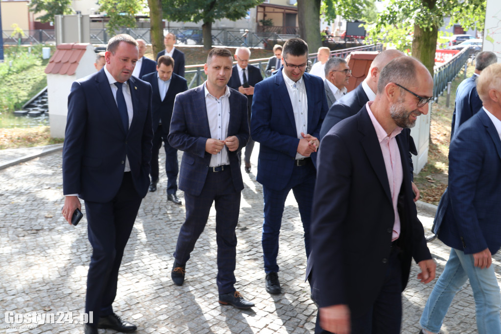 Wizytacja marszałka Marka Woźniaka w Krobi