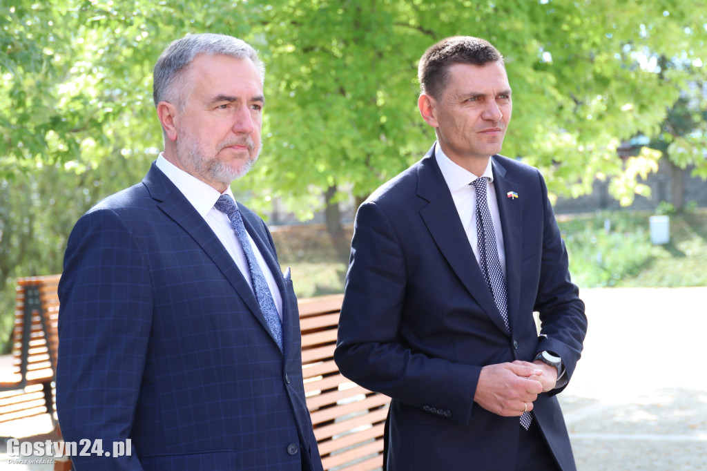 Wizytacja marszałka Marka Woźniaka w Krobi