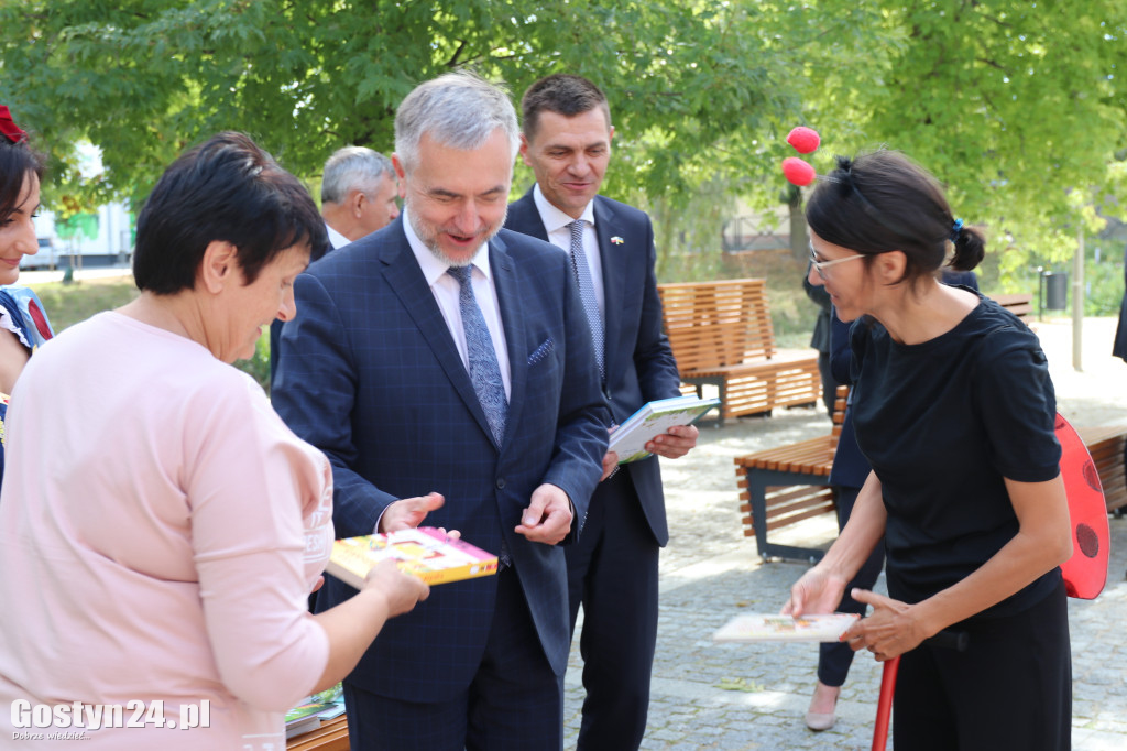 Wizytacja marszałka Marka Woźniaka w Krobi