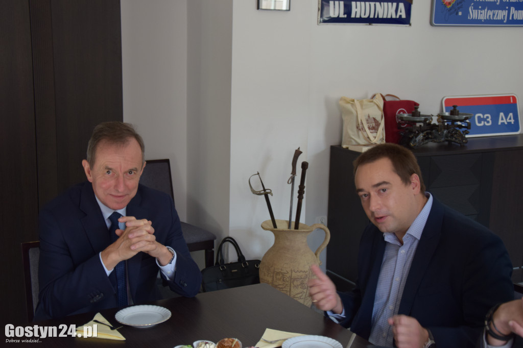 Marszałek Senatu odwiedził Gostyń i Borek Wlkp.