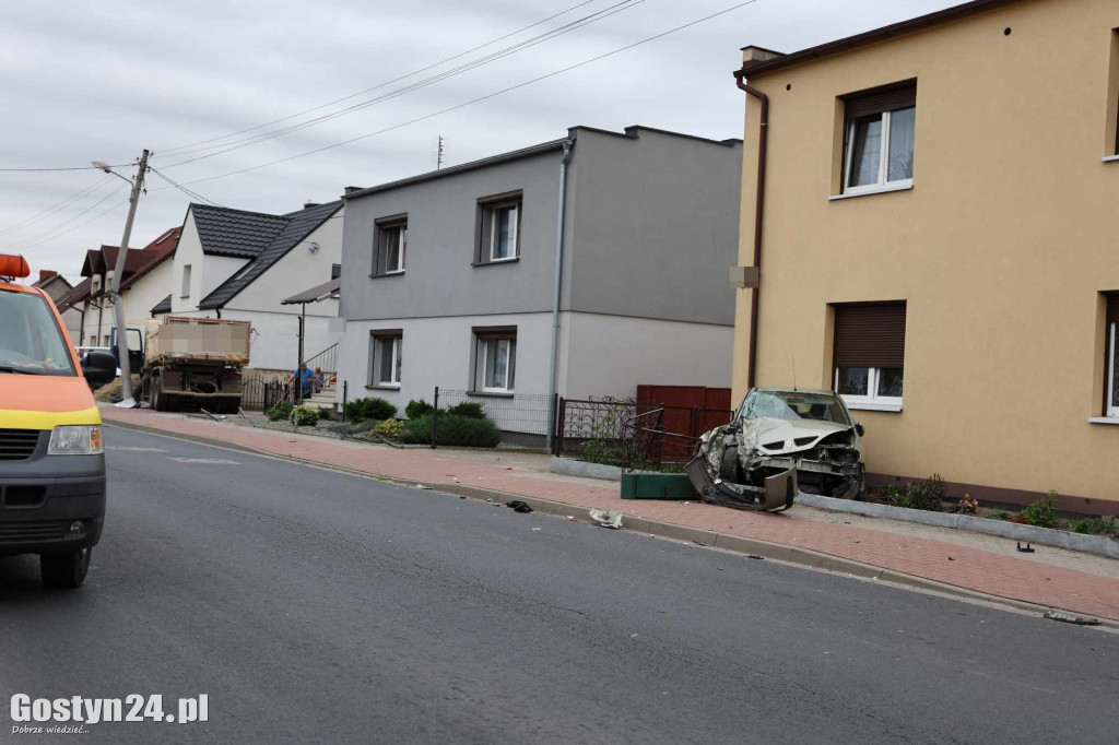 Zdarzenie na ul. Nad Kanią w Gostyniu