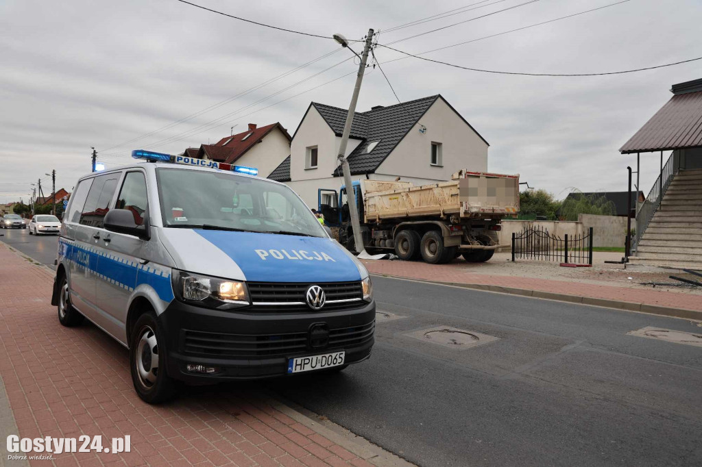 Zdarzenie na ul. Nad Kanią w Gostyniu