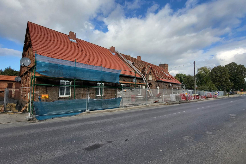 Rewitalizacja w centrum Pępowa