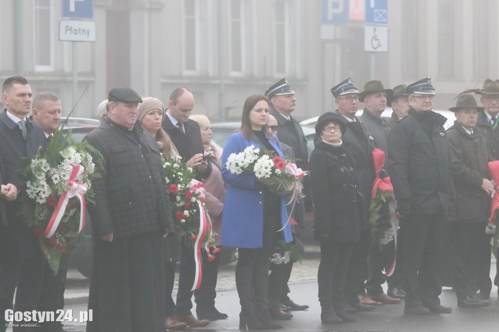 Uczcili rozstrzelanych mieszkańców ziemi krobskiej i pępowskiej