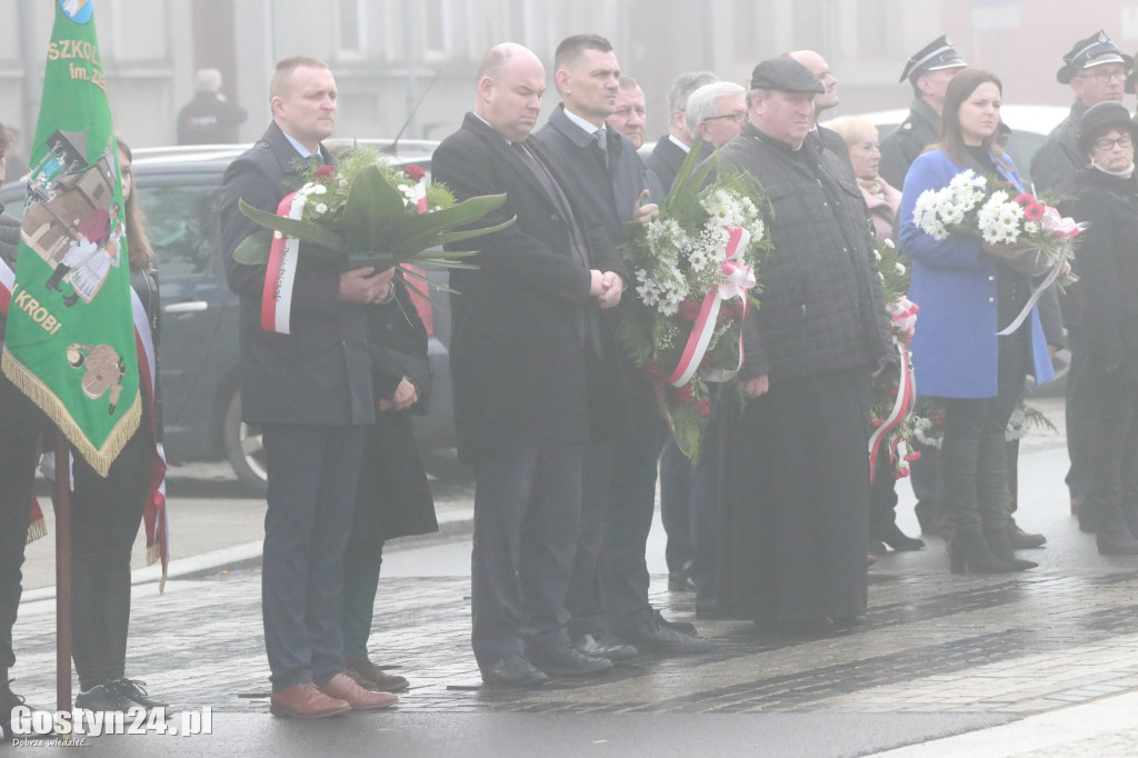 Uczcili rozstrzelanych mieszkańców ziemi krobskiej i pępowskiej