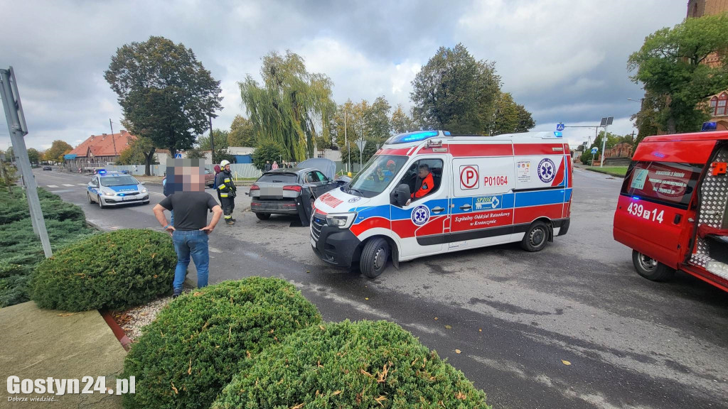 Zderzenie na skrzyżowaniu w Pępowie