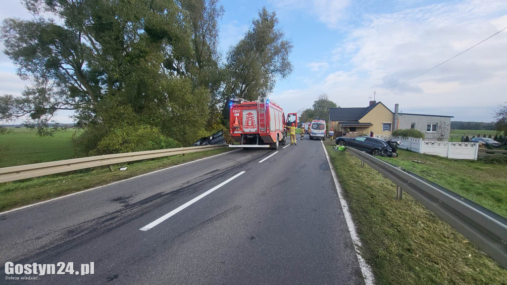 Wypadek w Studziannie, jedna osoba poszkodowana