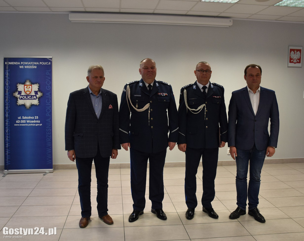 Gostyński policjant komendantem we Wrześni