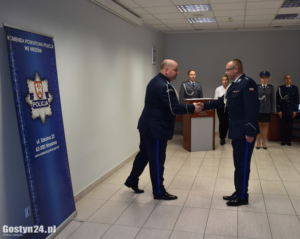 Gostyński policjant komendantem we Wrześni