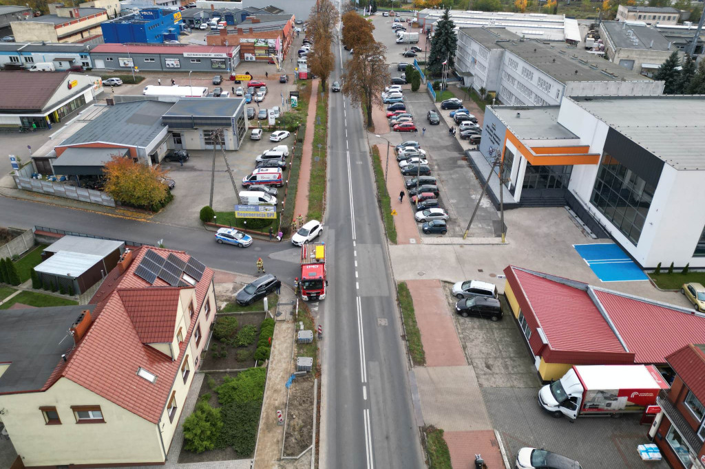 Kolizja na ul. Poznańskiej w Gostyniu