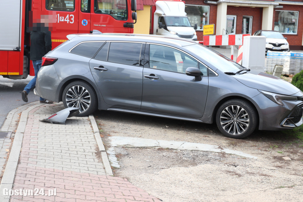 Kolizja na ul. Poznańskiej w Gostyniu