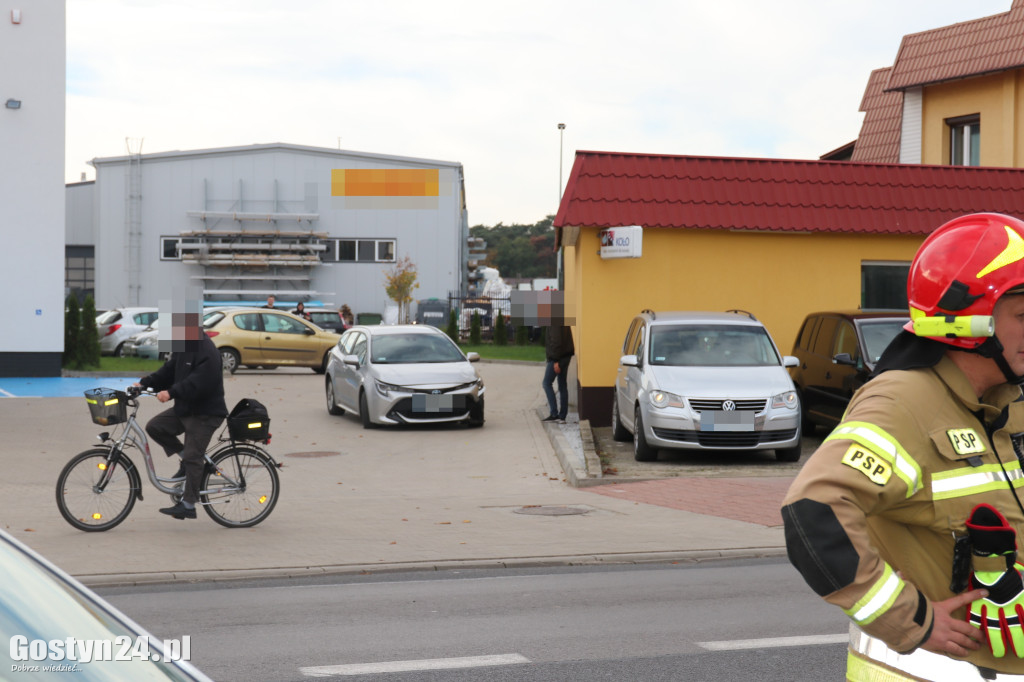 Kolizja na ul. Poznańskiej w Gostyniu