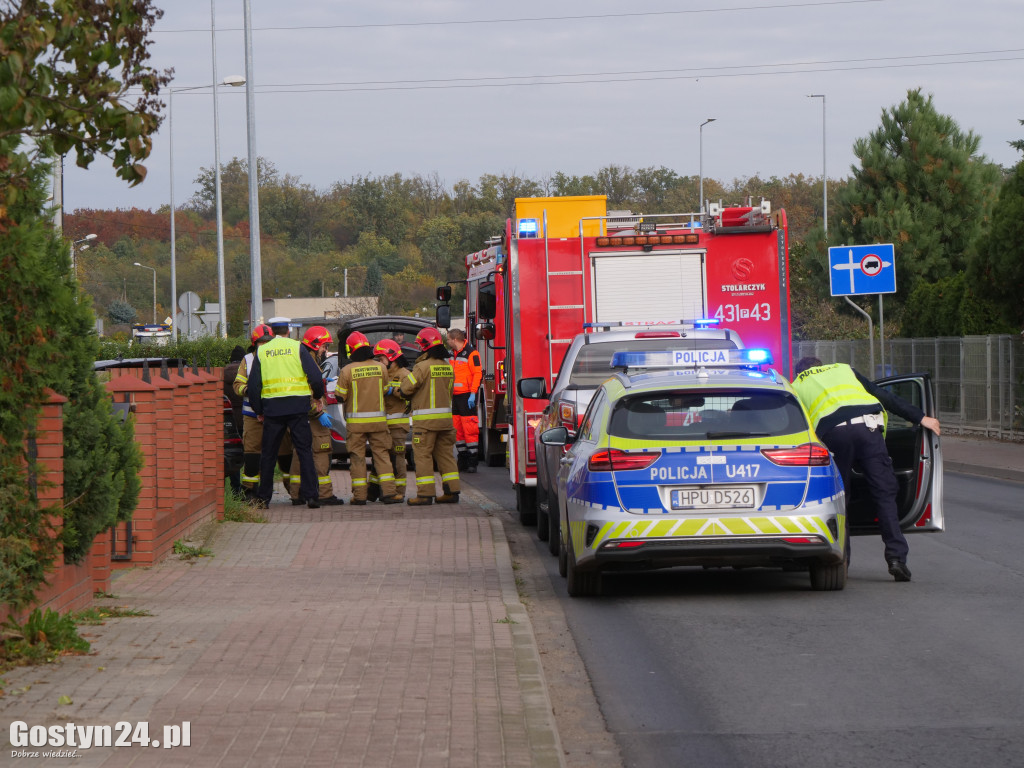 Gostyń. Kolizja na ul. Nad Kanią
