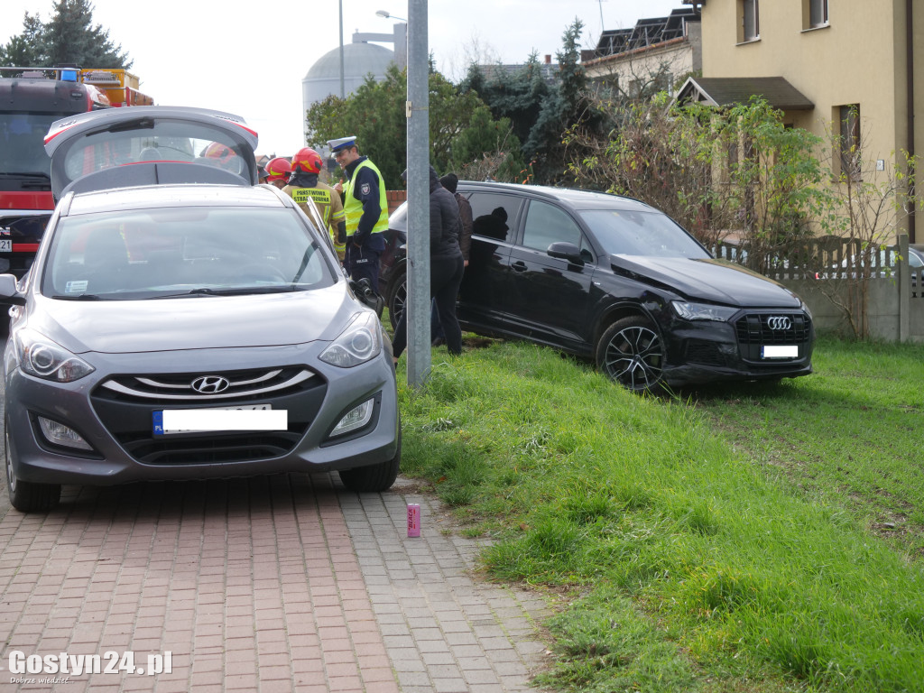 Gostyń. Kolizja na ul. Nad Kanią