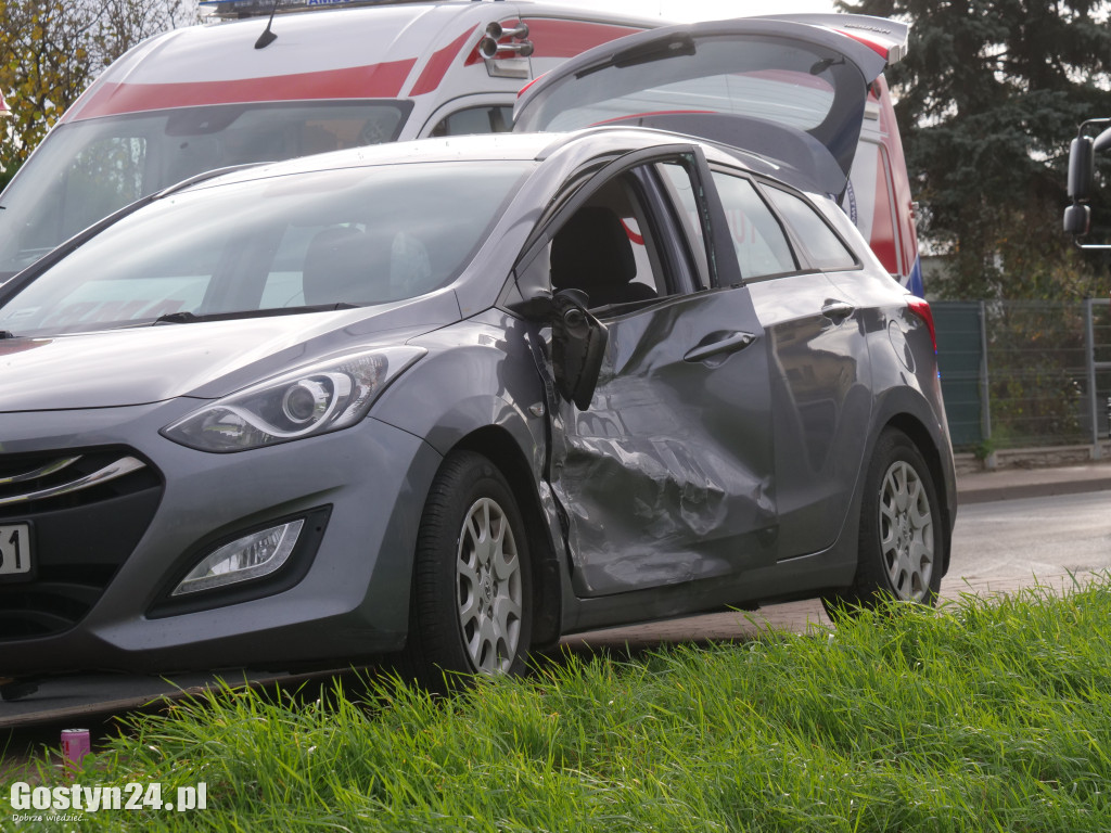 Gostyń. Kolizja na ul. Nad Kanią