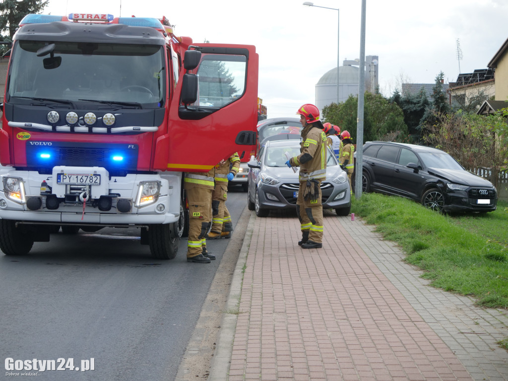 Gostyń. Kolizja na ul. Nad Kanią