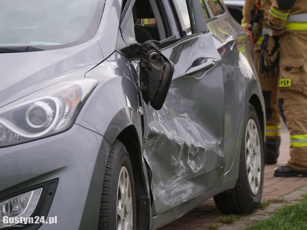 Gostyń. Kolizja na ul. Nad Kanią