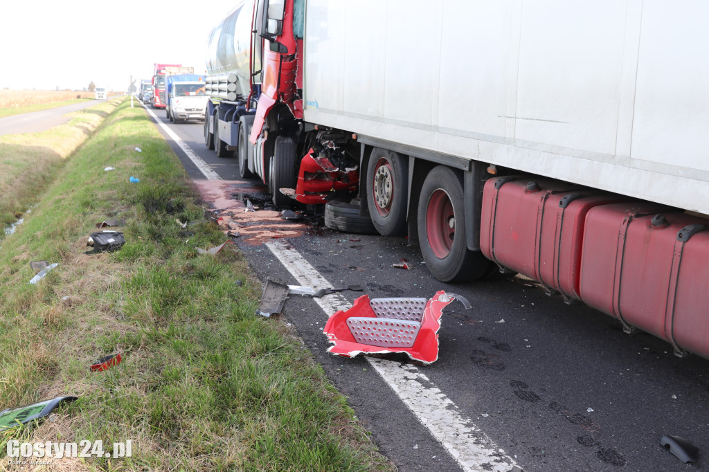 Wypadek czterech samochodów na K12 w rejonie Skokówka