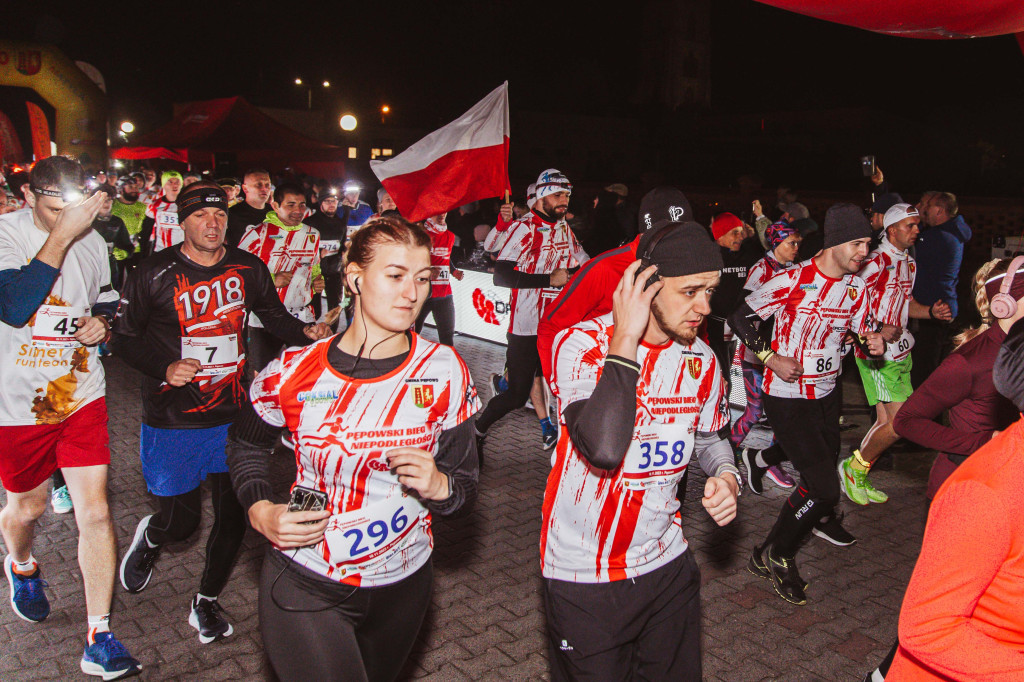 Pępowski Nocny BIEG Niepodległości