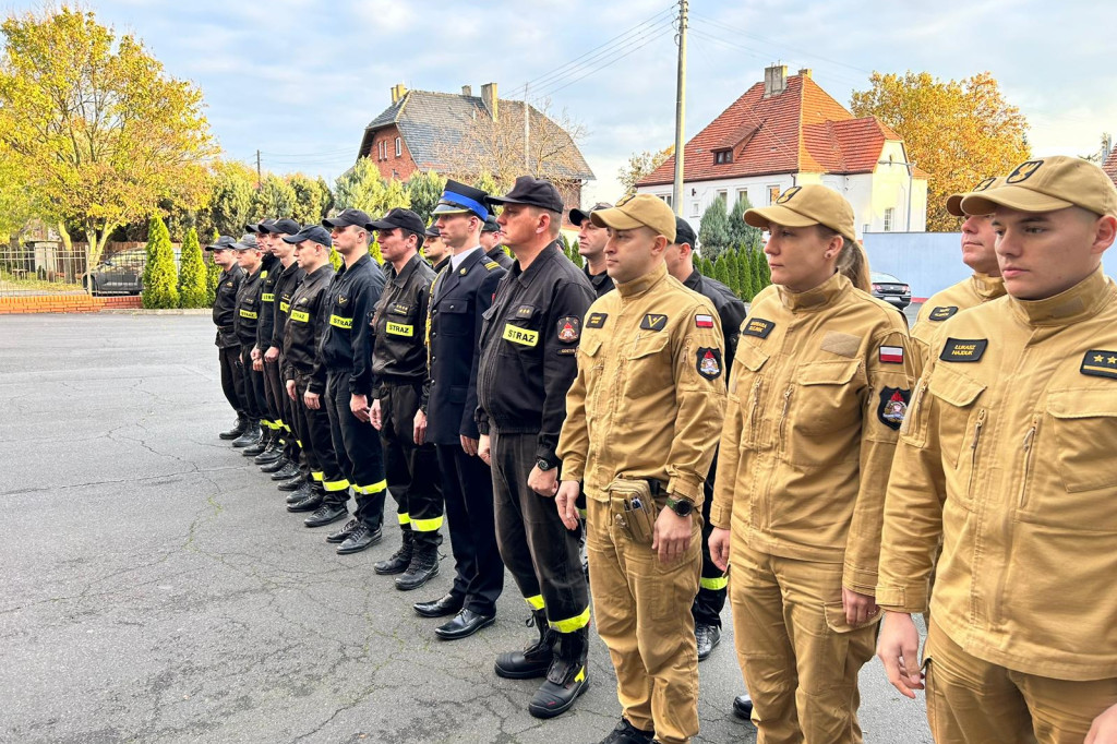 Poniedziałkowa zbiórka gostyńskich strażaków