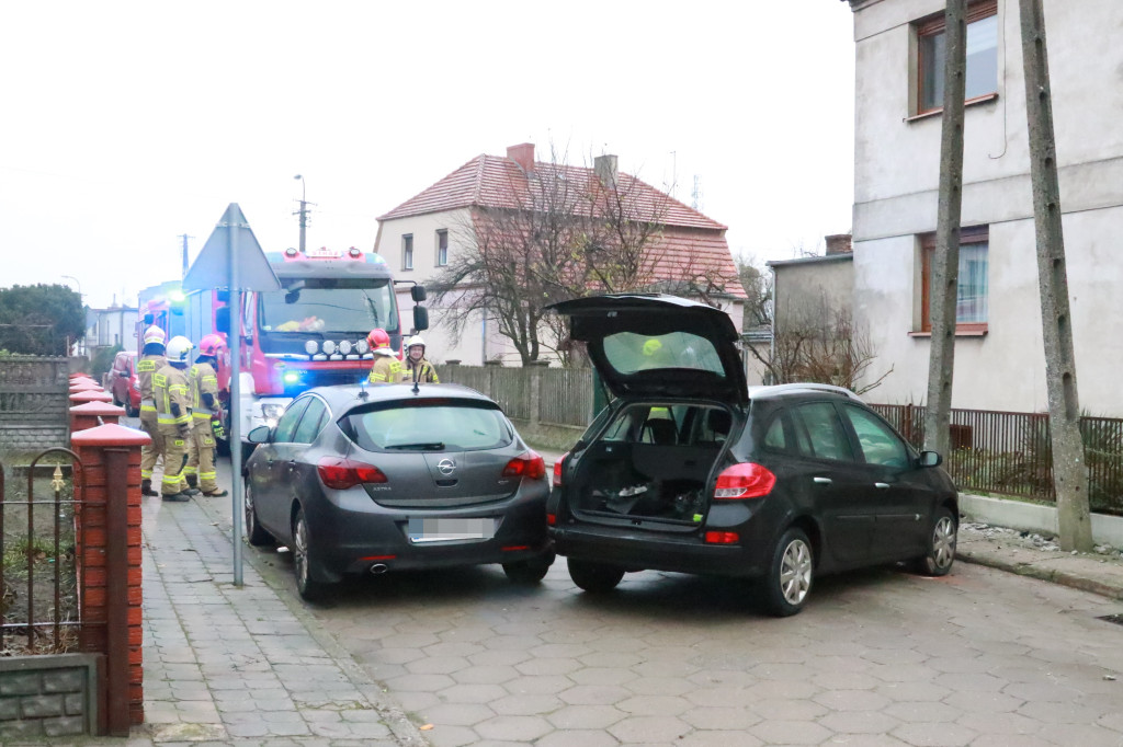 Kolizja na ul. Wschodniej w Piaskach