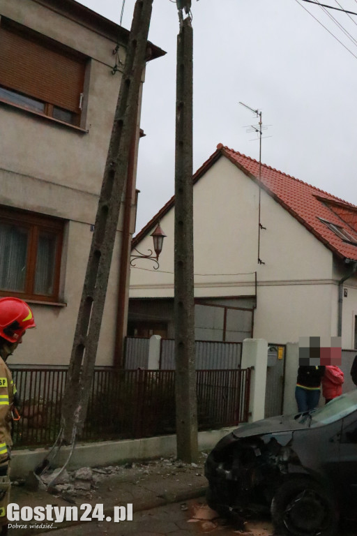Kolizja na ul. Wschodniej w Piaskach