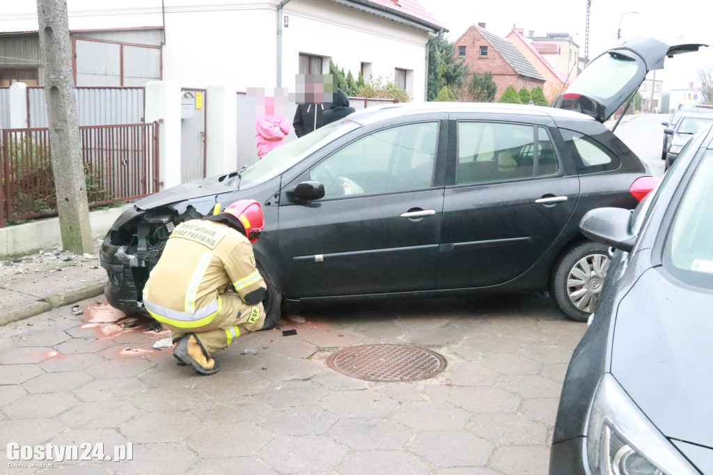 Kolizja na ul. Wschodniej w Piaskach