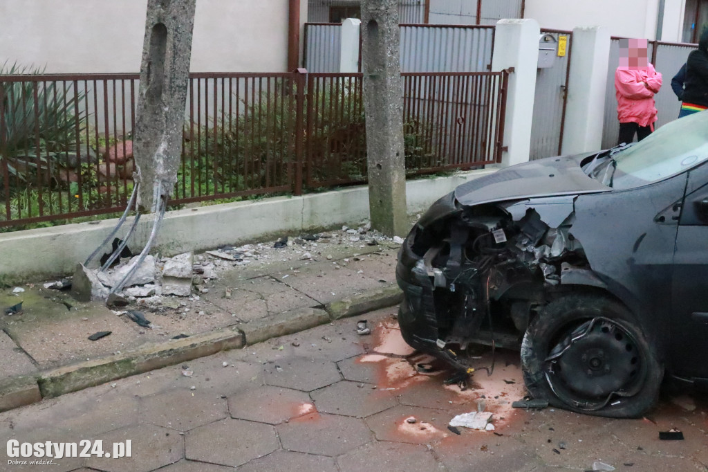 Kolizja na ul. Wschodniej w Piaskach