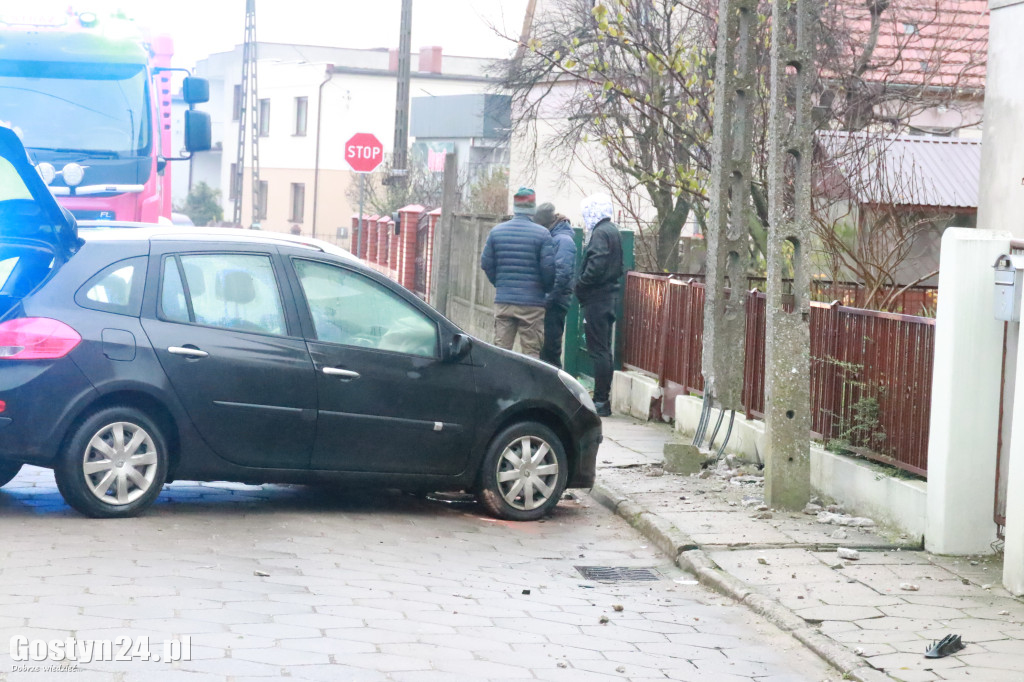 Kolizja na ul. Wschodniej w Piaskach
