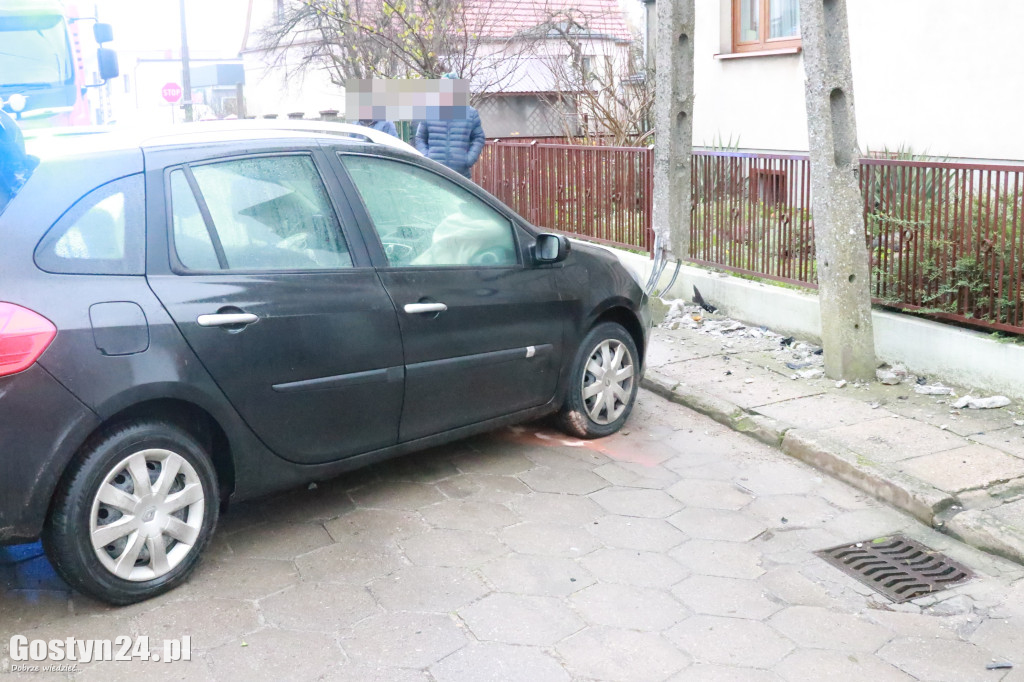 Kolizja na ul. Wschodniej w Piaskach
