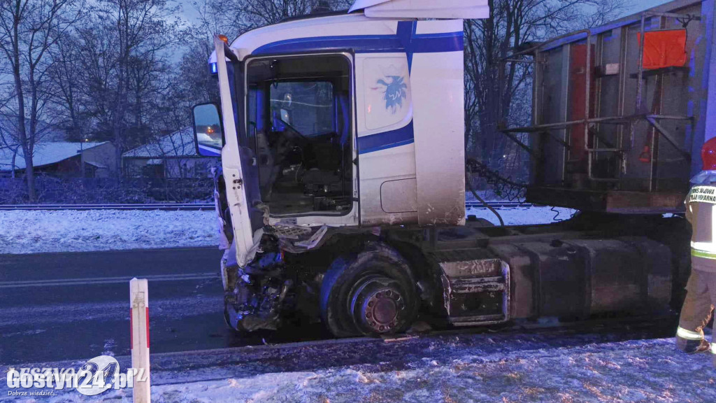 Wypadek na K12 w Krzemieniewie